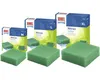 Several boxes of Juwel Nitrax aquarium filter media in different sizes (M, L, XL) are displayed with the green foam filter blocks in front of them. Produktbild-Vorschau
