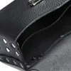 FHB BASTIAN Nageltasche doppelt genietet mit Klappe schwarz Produktbild-Vorschau 6