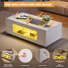 MODFU Couchtisch Beistelltisch Kaffeetisch mit Produktbild-Vorschau 6