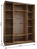 MEBLE KRYSPOL LUX 2 Schrank - 245,5x200x64cm - Weiß, Weiß, Produktbild-Vorschau 4