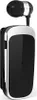 A close-up studio shot of a black and silver Bluetooth headset with an earbud. Produktbild-Vorschau