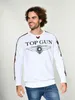 Top Gun Sweatshirt Streak TG20191013 Herren white M Produktbild-Vorschau 5