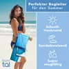 Blumtal Mikrofaser Strandtuch 90x180 cm – Blätter & Produktbild-Vorschau 4