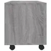 vidaXL Mobile TV con rotelle Grigio Sonoma 90x35x35 cm Anteprima dell’immagine prodotto 5