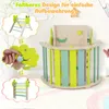 Set di 3 strutture per arrampicata indoor COSTWAY, Anteprima dell’immagine prodotto 9