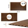 Akoestische panelen, langwerpig, met een natuurlijke, Productafbeelding-voorbeeld 4