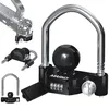 MASKO® Serrure de remorque, cadenas numérique à code de 4 Voir les images du produit 1