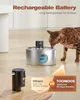 Katzenbrunnen Kabellos Edelstahl: Trinkbrunnen für Katze Produktbild-Vorschau 4