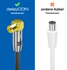 deleyCON MK550, 10 m, Koaxial, Koaxial, Schwarz Produktbild-Vorschau 3