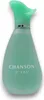 A frosted green bottle of Chanson D'eau perfume with a sculpted green cap and a silver band around the neck. Anteprima dell’immagine prodotto