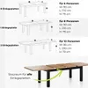Großer ausziehbarer Esstisch Leonardo 90x170 cm – Esstische Produktbild-Vorschau 3