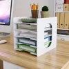Holz Briefablage für Büro, Dokumentenablage, 5-Tier Produktbild-Vorschau 7