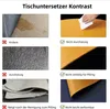 4er Set Platzset Tischsets und Untersetzer aus Leder Produktbild-Vorschau 6