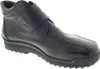A single black leather boot is shown against a white background. Anteprima dell’immagine prodotto