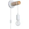 MasterLED Wandlampe - E27 - Weiß Holzoptik - hängend - Produktbild-Vorschau 1