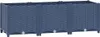 A dark blue, woven-textured raised garden bed with three sections, shown from the front. Náhľad obrázku produktu