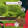 KOTARBAU® Sada 10 vrbových obrub na záhony 100 x 10 cm Náhled obrázku produktu 2