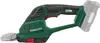 A cordless grass and shrub shear is shown against a white background. Produktbild-Vorschau