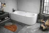 Freistehende Eckbadewanne 160 x 75 cm Pula Links Corciano Produktbild-Vorschau 2