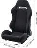 SucceBuy 2er-Set Rennsitz verstellbar mit Polyestergewebe Produktbild-Vorschau 8