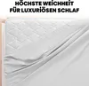 EVE Textile Spannbettlaken 200 x 200cm Weiß 100 % Baumwolle Produktbild-Vorschau 5
