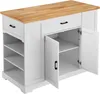 Kücheninselwagen mit Lagerschrank und Schublade - Produktbild-Vorschau 10