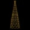 LED-Weihnachtsbaum Kegelform Warmweiß 1400 LEDs 160x500 cm Produktbild-Vorschau 4