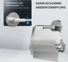 Toilettenpapierhalter Edelstahl silber mit Deckel und Produktbild-Vorschau 2