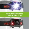 EASYmaxx Stirnlampe - schwarz/rot Produktbild-Vorschau 7