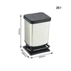 Rotho Abfalleimer 20L Paso - Treteimer Geruchsdicht - Produktbild-Vorschau 4