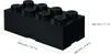 R.C. Mattoncini LEGO 8 neri 40041733 - Camera Copenhagen Anteprima dell’immagine prodotto 4