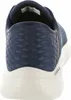 The back view of a blue Skechers GOwalk sneaker with a white sole. Anteprima dell’immagine prodotto