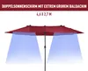 Outsunny slunečník s kličkou Zahradní slunečník Dvojitý Náhled obrázku produktu 5