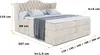 ALTDECOR Boxspringbett mit 2 Matratzen und Topper - 180x200 Produktbild-Vorschau 7