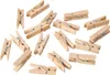 PAPSTAR  86807 PAPSTAR Mini-Klammern, aus Holz, Länge: 35 Anteprima dell’immagine prodotto 1