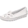 Gemini Damen Slipper Ballerina Leder Cutouts Blumenmuster Produktbild-Vorschau 19