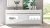 Sideboard Carat Kommode Anrichte in weiß Hochglanz 217 cm Produktbild-Vorschau 2