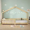 ML-Design detská posteľ domček posteľ 90x200 cm prírodná, Náhľad obrázku produktu 7