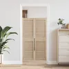 vidaXL Schranktür mit Tür 2 pcs Natur 140,5 x 2,1 x 39,5 cm Produktbild-Vorschau 3