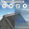 FCH Gartenschrank Holz Gerätehaus für Außenbereich, Produktbild-Vorschau 5