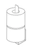 Papiervorratshalter, Toilette, Stahl, Weiss, Deante Produktbild-Vorschau 2