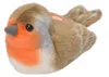 Plyšový ptáček Červenka se zvukem - 15 cm Náhled obrázku produktu 1