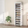 Schuhregal mit 11 Ebenen, 45x30x175 cm, für 20–22 Paar Schuhe, Stoff Productafbeelding-voorbeeld