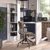 Pracovní stůl Vicco Tower Bílá 122.2 x 55.2 cm se 4 Náhled obrázku produktu 4