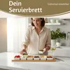 XL Tapas Snacktablett Snackteller 9-fach Set 58cm Eckig Produktbild-Vorschau 7