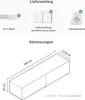 WEST TV Schrank 320 cm Fernsehtisch Sideboard, hängend oder Produktbild-Vorschau 5