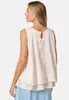 PM SELECTED Elegantes Sleeveless Satin Overlay Damen Sommer Produktbild-Vorschau 4