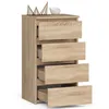 Kommode mit 4 Schubladen Kommode Organizer Kommode mit Produktbild-Vorschau 2