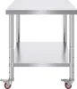 Stół roboczy 91 x 76 x 82 cm stół roboczy cateringowy ze Podgląd zdjęcia produktu 11
