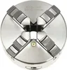 A four-jaw chuck for a lathe, viewed from the front. Podgląd zdjęcia produktu